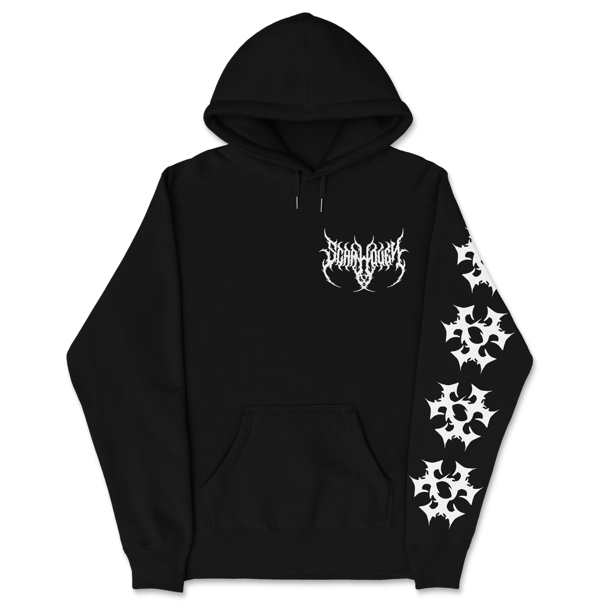 SCAR WOVEN LOGO HOODY