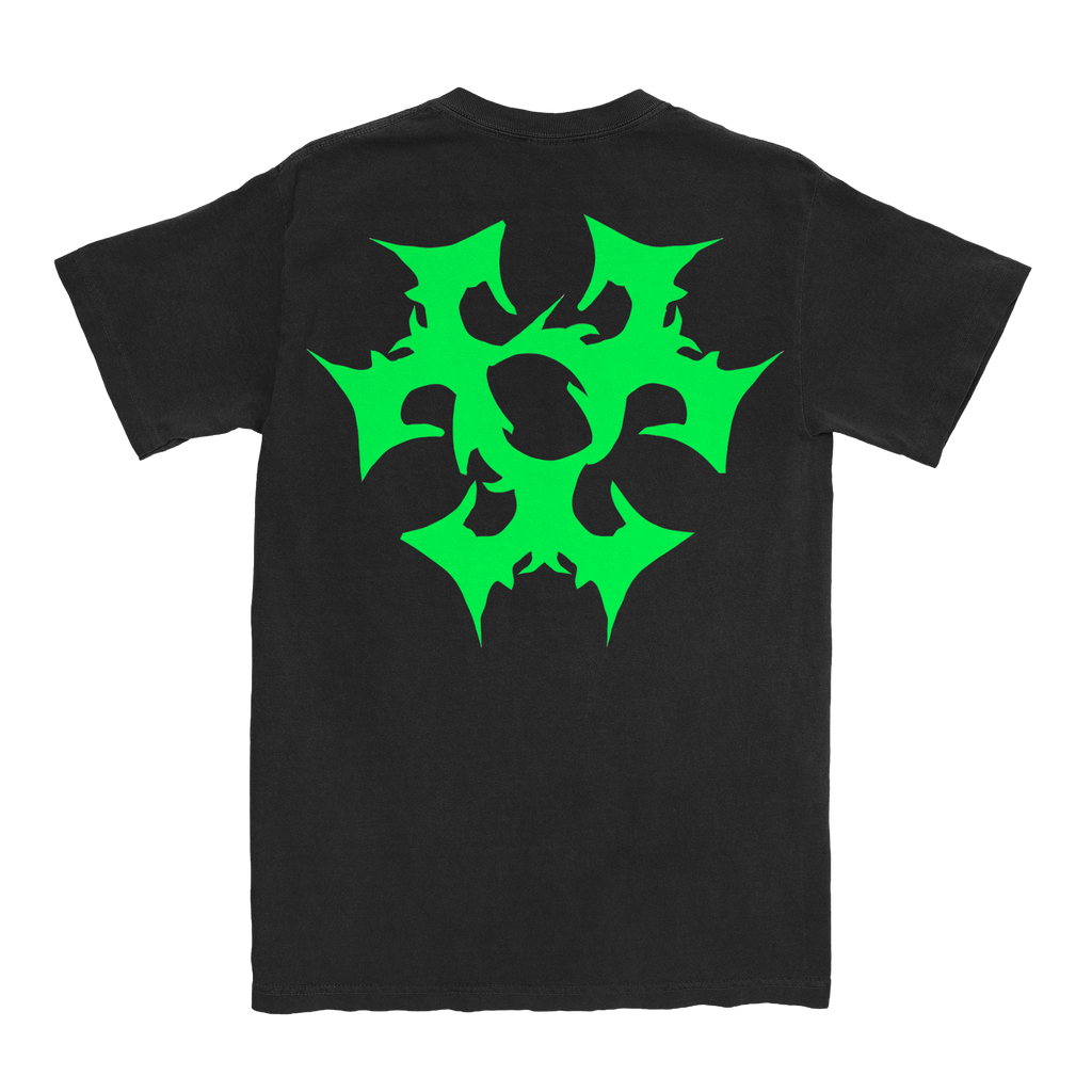 SCAR WOVEN LOGO T-SHIRT GREEN SHOW EXCLUSIVE