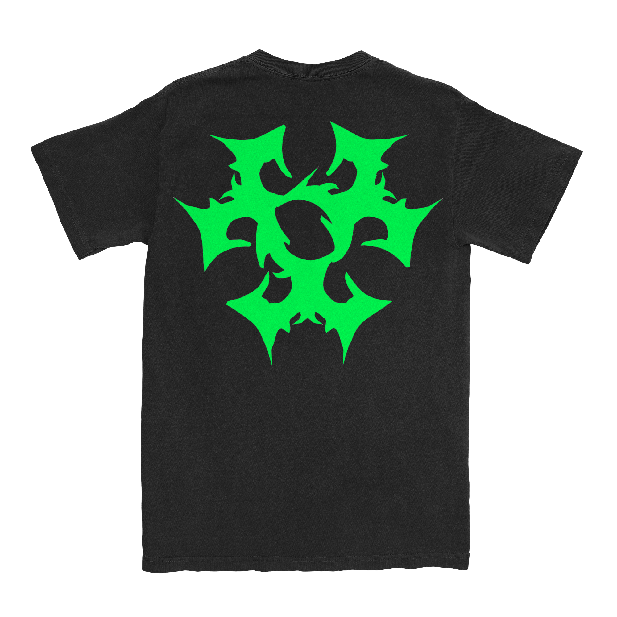 SCAR WOVEN LOGO T-SHIRT GREEN SHOW EXCLUSIVE